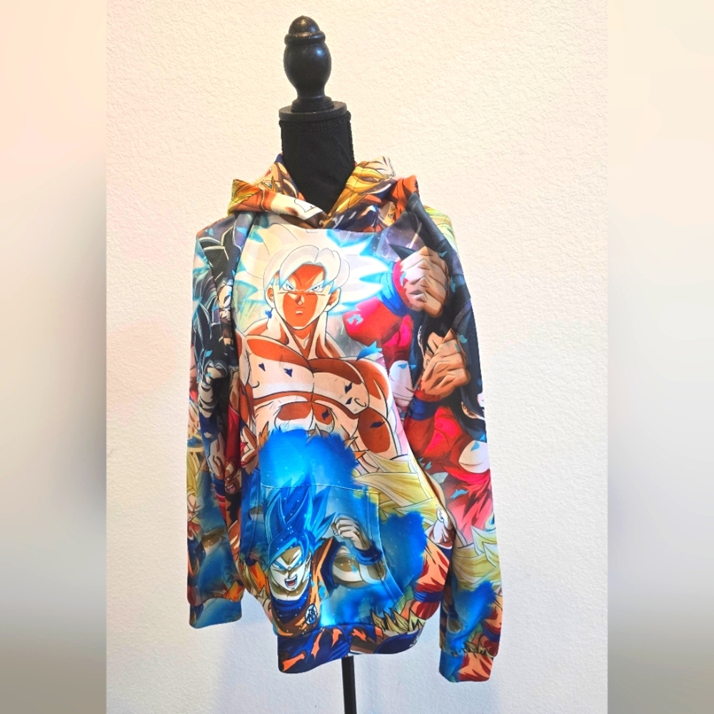 Anime Graphic Hoodie with Vibrant Colors